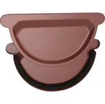 OKAPY POZINK LAKOVANÉ ZAMBELLI Pozink-lak žlaby r.š. 330 mm - Čelo nasouv. s těsněním 330 mm