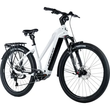 Elektrokolo Leader Fox Bend 28" dámský White, Bafang M510, 95Nm, 835Wh velikost rámu: 16.5"