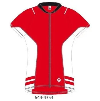 Cyklistické oblečení Specialized dres Baci Women červená/bílá Velikost: L