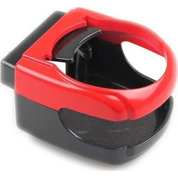 Držák nápojů do mřížky ventilace, červený