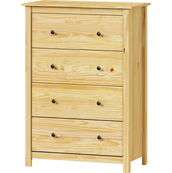 Komoda Komoda 4 zásuvky TORINO kovové úchytky 9132K