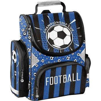 Školní batoh PASO Školní aktovka Football Modrá/Černá