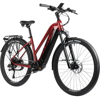 Elektrokolo Leader Fox Bend 28" dámský Red, Bafang M510, 95Nm, 720Wh velikost rámu: 16.5"