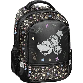 Školní batoh PASO Školní batoh Minnie Flowers černý