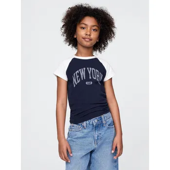 Dívčí tričko GAP Dívčí Dětské tričko New York Americana GAP Modrá 128/134 (2851996)