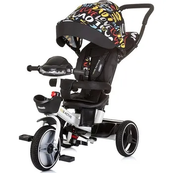 Dětské vozidlo CHIPOLINO Tříkolka se stříškou Be Active 2v1 Love