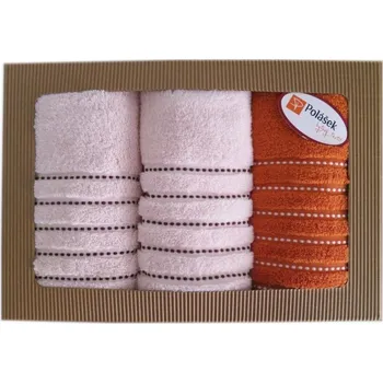 Ručník Polášek Holešov Set EMA 2x ručník 1x osuška 100% bavlna