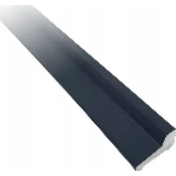 HLINÍKOVÝ PRÁH DO SPRCHOVÉHO KOUTU 95CM ČERNÝ