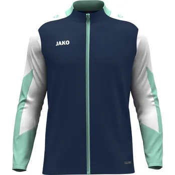 Tepláková bunda JAKO DYNAMIC mátovo modrá pánské/dámské Velikost: 2XL