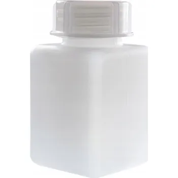 Láhev Čtvercová laboratorní láhev PE 50 ml GL28