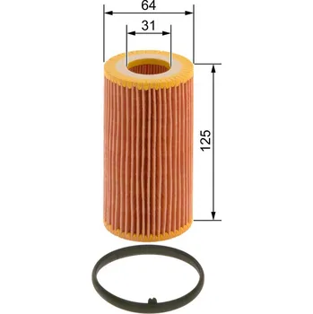 Filtr do auta Olejový filtr BOSCH 1 457 429 243