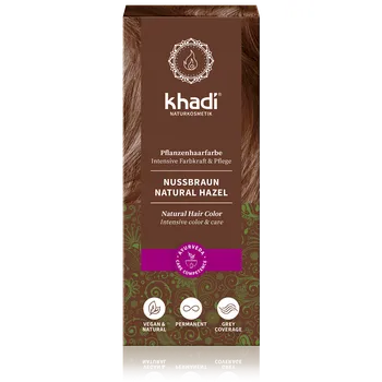 Barva na vlasy Rostlinná barva na vlasy Khadi ORANGE BROWN 100g