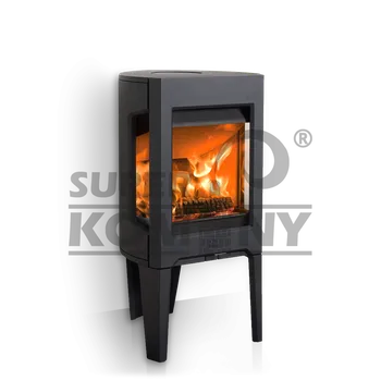 Krbová kamna Kamna Jotul F163 CB, boční prosklení, černý lak, 5,9 kW
