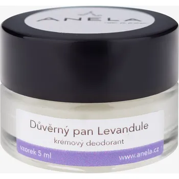 Anela Důvěrný pan Levandule Obsah: 5 ml vzorek jemný krémový deodorant