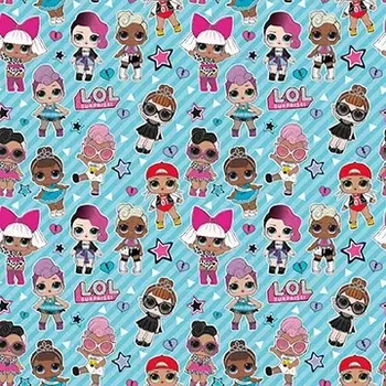 Balící papír Balící papír paneneky LOL Surprise