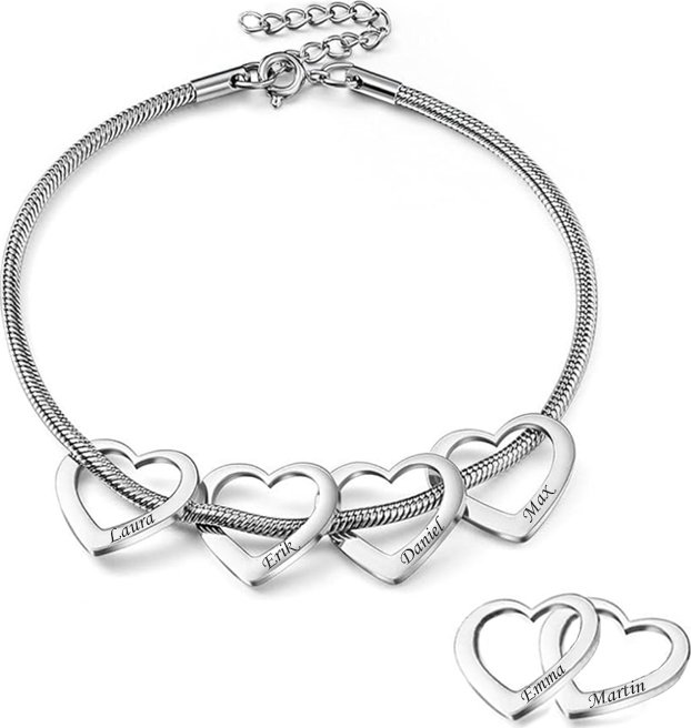 Dámský náramek z chirurgické oceli Variante Family Heart