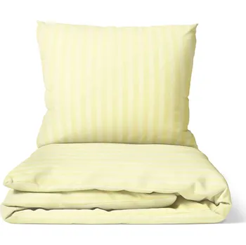 Povlečení DARRÉ Saténové povlečení Pruh 26mm - žlutá Velikost: 140 x 200 + 70 x 90