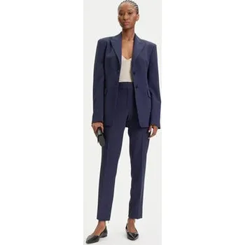 HUGO Kalhoty z materiálu Hedima-1 50544742 Tmavomodrá Slim Fit 34