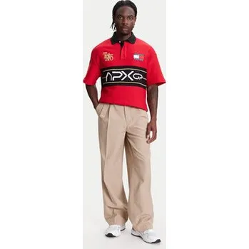 Tommy Hilfiger Polokošile F1 Movie Race Day MW0MW41393 Červená Relaxed Fit M