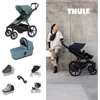 Kočárek THULE Urban Glide 4-wheel Kočárek od narození Set B - Mid Blue