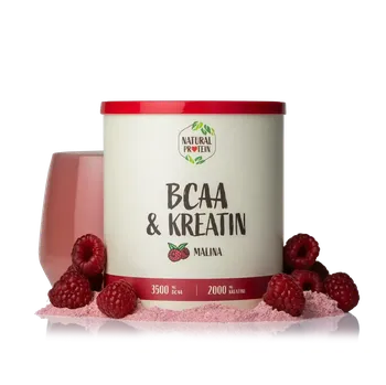 Aminokyselina NaturalProtein BCAA + Kreatin - Malina