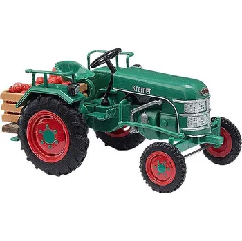 Modelová železnice Busch 40070 H0 model zemědělského stroje Kramer KL 11 s krabičkami pro jablka