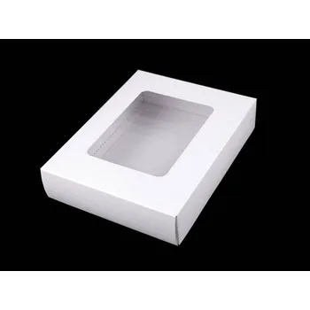 Dárková krabička Stoklasa Dárková krabička skládací 15 x 19 cm Bílá