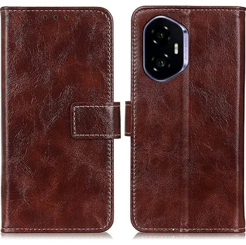 Pouzdro na tablet VSECHNONAMOBIL 112024 RETRO Peněženkový obal Honor 400 5G hnědý