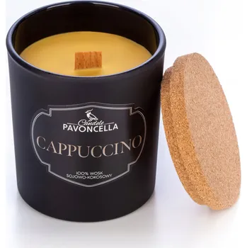 Svíčka Sójová vonná svíčka Cappuccino Pavoncella 1 ks