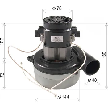 Motor vysavače 1200W 230V JACUZZI tangenciální