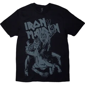 Iron Maiden No Prayer Claw Jumbo Grey Black S Tričko