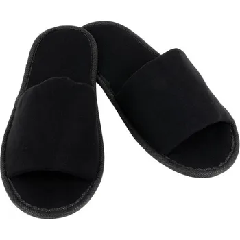Wellness pantofle STANDARD - černé, otevřené, 28 cm