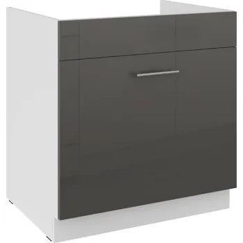 Kuchyňská skříňka Stolarz-Lempert Kuchyňská skříňka Lara Grey - dolní 80 ZL 1S dřezová PREMIUM BOX