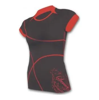 cyklistický dres Cyklistický dres Sensor Meadow kr.rukáv černý