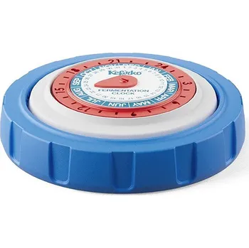 Dóza na potraviny Kefirko Uzávěr kompatibilní na skladování, modrý