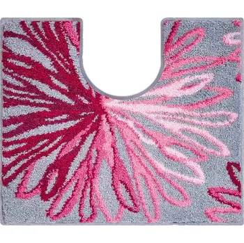 Koupelnová předložka GRUND ART - Koupelnová předložka růžově šedá Rozměr: 50x60 cm s výřezem pro WC