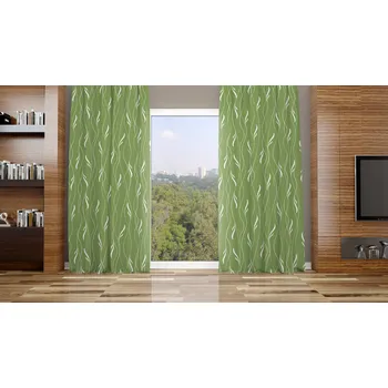 Orbytex Zatemňovací závěs hotový - Darina zelená Rozměry: povláček na polštářek 40x40 na zip (bez výplně)