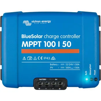 Univerzální solární nabíječka Victron Energy BlueSolar MPPT 100/50 SCC020050200
