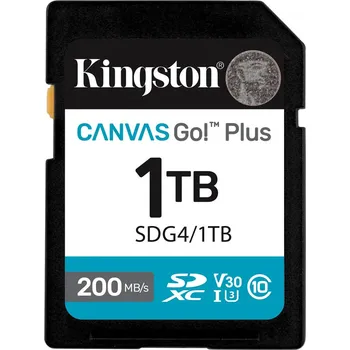 Kingston Canvas Go! Plus Gen4 SDXC 1 TB…
