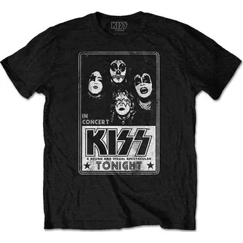 Pánské tričko Kiss Tričko Tonight Unisex Black XL