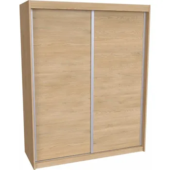 Šatní skříň Skříň MAX s posuvnými dveřmi Dekor: Dub sametový