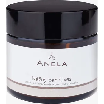 Tělový krém Anela Něžný pan Oves Obsah: 50 ml zklidňující šlehané máslo pro citlivou pokožku