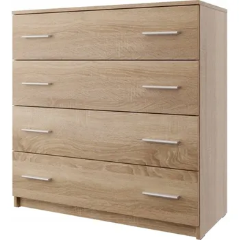 Komoda Komoda Nejlevnějšínábytek.cz NEJBY BARNABA 91 x 40 x 92 cm, odstíny hnědé