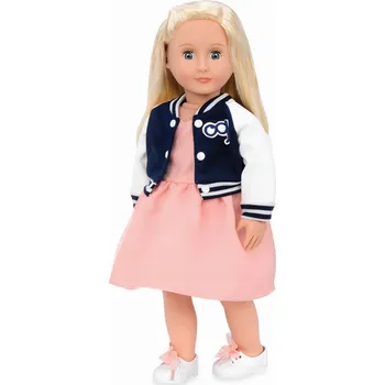 Panenka Terry v bundě bomber 46 cm OUR GENERATION