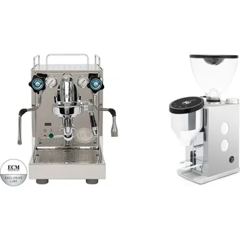 Kávovar ECM Mechanika Slim PID + Rocket Espresso FAUSTINO 3.1, white