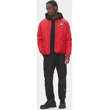 Tommy Hilfiger Bunda pro přechodné období F1 Movie MW0MW41369 Červená Regular Fit XL