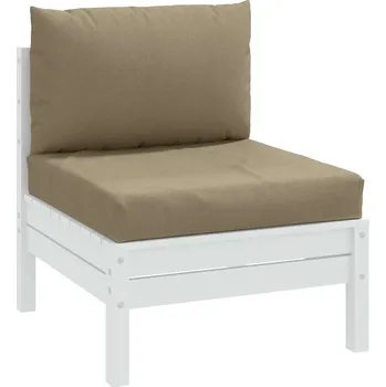 Podsedák vidaXL Podušky na palety 2 ks taupe melanž textil