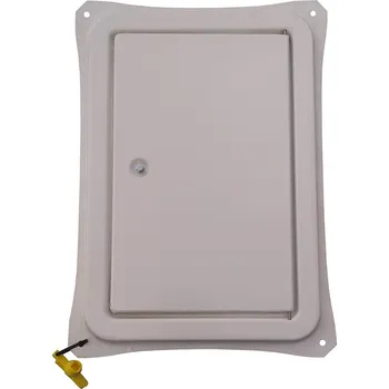 Komín Komínová dvířka bílá, plynotěsná, BÍLÁ