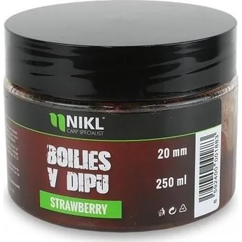 Boilies Boilies v dipu Nikl 250ml 24mm JAH