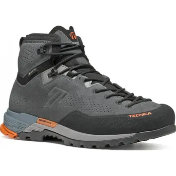 Pánská obuv Pánská kotníková turistická celokožená obuv TECNICA-Sulfur MID GTX Ms, dark grey/orange Šedá 46,5